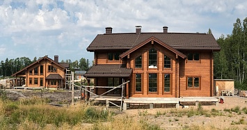 Проект Усадьба из 2 домов по проектам М233 и М300